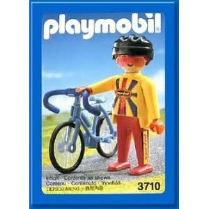 Playmobil 3710 Cyclist Blue Bike Toys & Games
