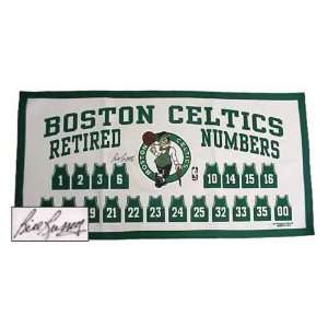  Tri Star Productions Bill Russell Autographed Banner 