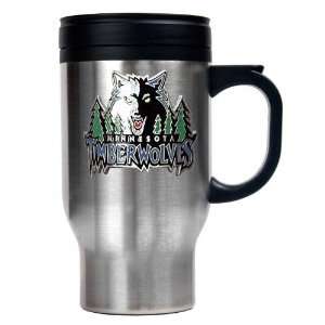   Timberwolves 16oz Stainless Steel Travel Mug