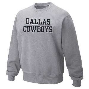 Dallas Cowboys Grey Coaches Sidelines Crewneck Sweatshirt  