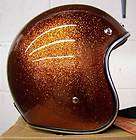 Vintage Style Metalflake Helmet Biltwell Rootbeer