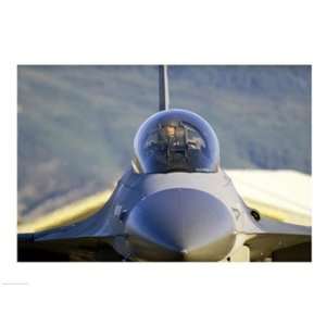  F 16 Fighter Jet US Air Force 24.00 x 18.00 Poster Print 