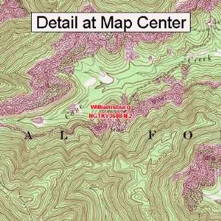   Map   Williamsburg, Kentucky (Folded/Waterproof)