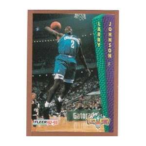   1992 93 Fleer #292 Larry Johnson Slam Dunk