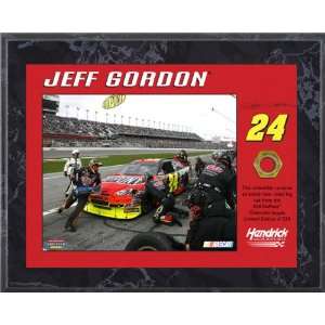  Jeff Gordon Lug Nut Plaque  Details Race Used 2010 