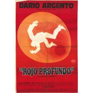 Deep Red Movie Poster (27 x 40 Inches   69cm x 102cm) (1975) Spanish 