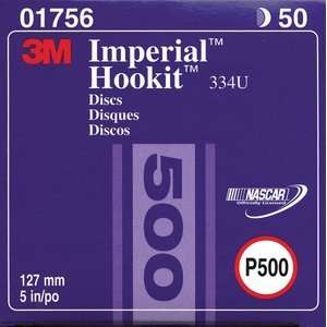 Imperial™ Hookit™ Purple Discs (Size 5 Grade P500) By 3m Marine 