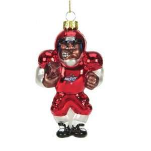  Iowa State Cyclones 5 Glass African American Football Player 