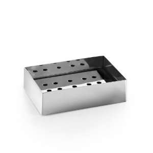 Complements 4.7 x 4.7 Saon Soap Dish in Stainless Steel 