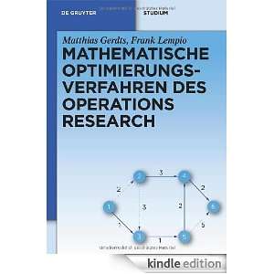 Mathematische Optimierungsverfahren des Operations Research (De 