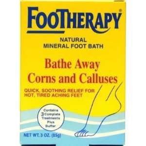 Queen Helene Footherapy 3 oz. Mineral Foot Bath (3 Pack) with Free 