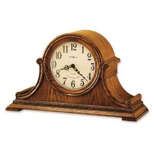  Hillsborough Oak Finish Quartz Mantel Clock Jewelry