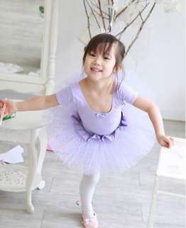 Purple Girl Child Ballet Dance Party Dress Tutu Dancing  