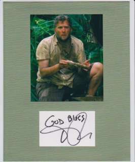 Daniel Roebuck Autograph LOST TV SHOW Display Signed Signature COA 