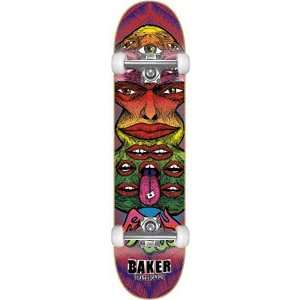 Baker Figueroa Psychadelic Complete Skateboard   7.88 W/Raw Trucks 