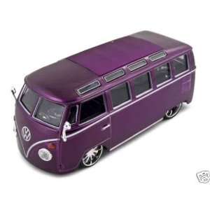  Volkswagen Van Samba 1/25 Metallic Purple Toys & Games