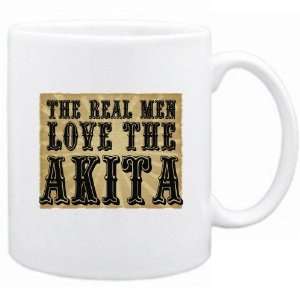    New  The Real Men Love The Akita  Mug Dog