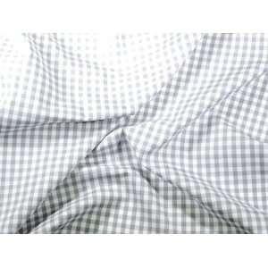  Cotton Gingham Grey Fabric Arts, Crafts & Sewing