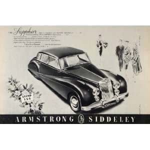   Siddeley Sapphire Saloon Car   Original Print Ad