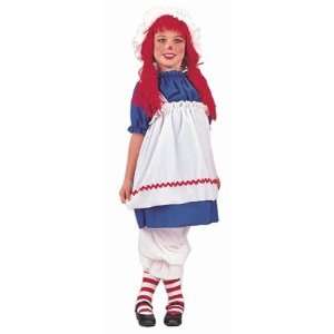  Childs Girls Rag Doll Halloween Costume (SizeLarge 10 