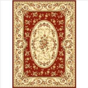  KAS 6630 Transitional Alexandria Red / Ivory Courtyard 