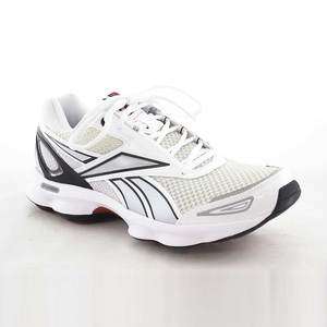 Reebok Mens Athletic Shoes Runtone Action White & Silver Mesh 9.5M 