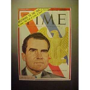 Richard Nixon October 10, 1955 Time Magazine Professionally Matted 