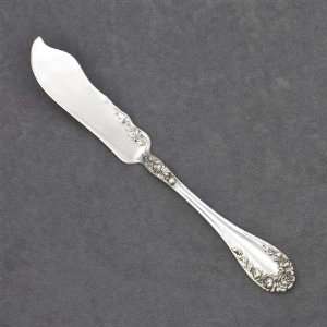 Rose by Wallace, Sterling Master Butter Knife, Flat Handle  