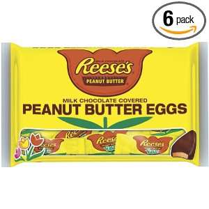Reeses Easter Peanut Butter Eggs, Snack Size, 8.5 Ounce Bags (Pack of 
