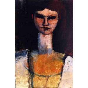   of a Young Woman Amedeo Modigliani Hand Painted Ar