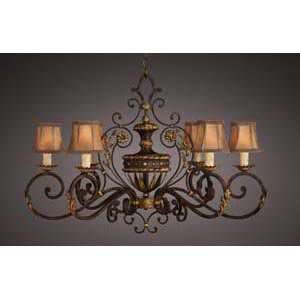  Fine Art Lamps 218540ST Castile Antiqued Iron Chandelier 