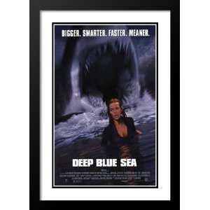  Deep Blue Sea 20x26 Framed and Double Matted Movie Poster 