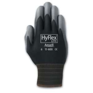 Ansell HyFlex 11 600 Nylon Polyurethane Glove, Gray Polyurethane 