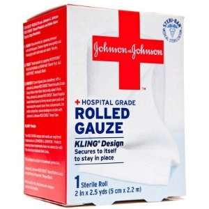 Johnson & Johnson  Sterile Rolled Gauze, 2 (2.5 yards 