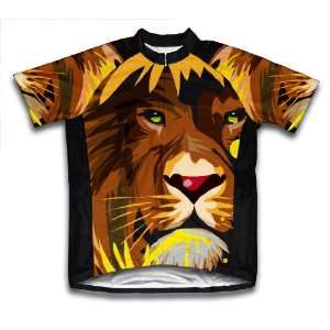  Lion Abstract Cycling Jersey for Women