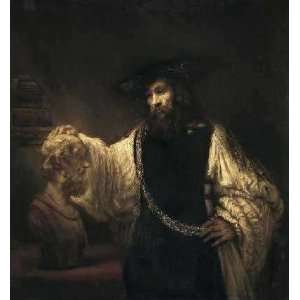  Aristotle With a Bust of Homer Harmensz Van Rijn 