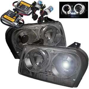   LED Projector Headlights   Smoke + 8000K HID Low Beam Kit Automotive