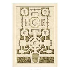  Garden Maze III   Poster by J. F. Blondel (16x22)