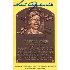  Luis Aparicio Autographed/Hand Signed Baseball Hall of 