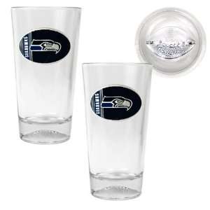  Seattle Seahawks Pint Ale Beer Glasses