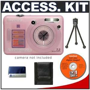  Snug It Tight Fit Camera Skin (Pink) with Cameta Bonus 