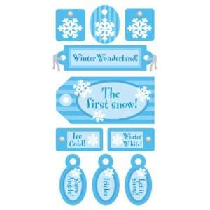   Christmas WINTER TAGS For Scrapbooking, Card Making & Craft Projects
