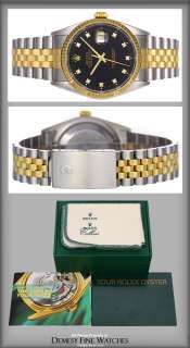 Mens Rolex Datejust Steel & Gold Watch 16233  