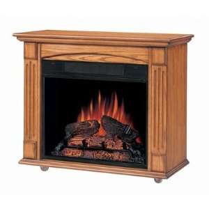  Classic Flame Lancaster Roll Away Fireplace in Antique Oak 