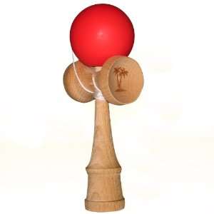 Rubber Paint Coated Kendama   RED