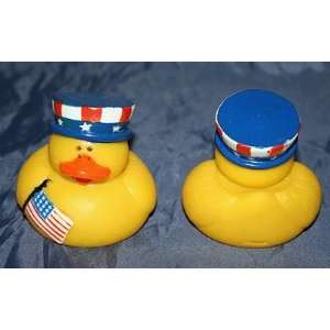  Patriotic USA Miniature Rubber Duck Toys & Games