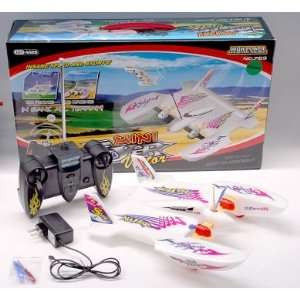    2 Channel Mini Hydro Remote Control RTF Plane Red Toys & Games