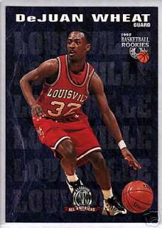 DEJUAN WHEAT 1997 Scoreboard Rookies #69 Louisville  