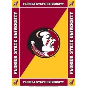  60 Wide Collegiate Fleece Panels Florida State Seminoles 