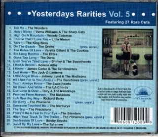 Yesterdays Rarities CD   Volume 5 NEW/SEALED 27 Tracks  